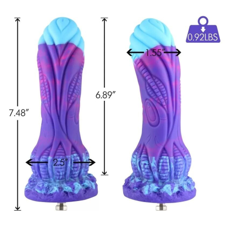 Силіконовий дилдо Hismith 7.48" Silicone Dildo HSA140 Monster Series - фото №2