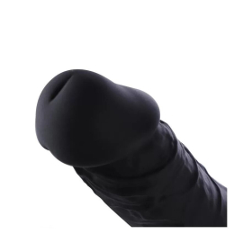 Силіконовий дилдо Hismith 8.3" Silicone Dildo Black - - фото №6