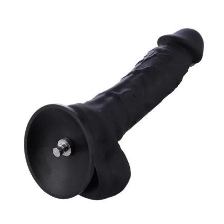 Силіконовий дилдо Hismith 8.3" Silicone Dildo Black - фото