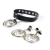 Набір чокер + затискачі Art of Sex - Choker and Nipple clamps Triada, колір чорний - фото