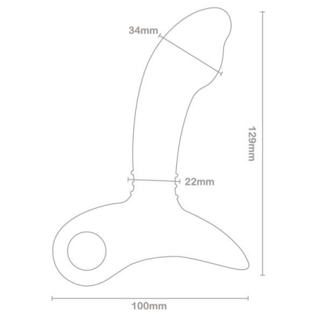 Масажер простати Nexus Sparta з точковим масажем, макс. діаметр 3,4 см - фото №5