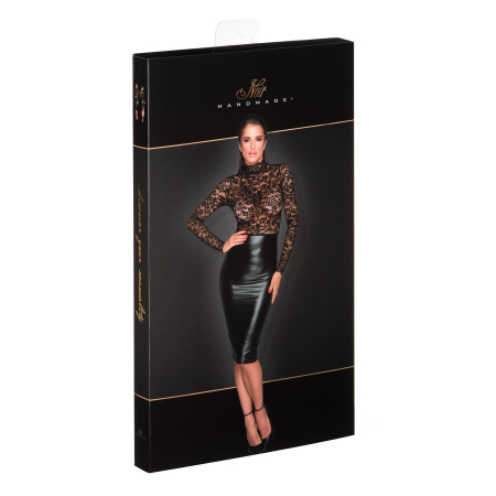 Сукня Noir Handmade F228 Midi dress with soft lace top - S - фото №5