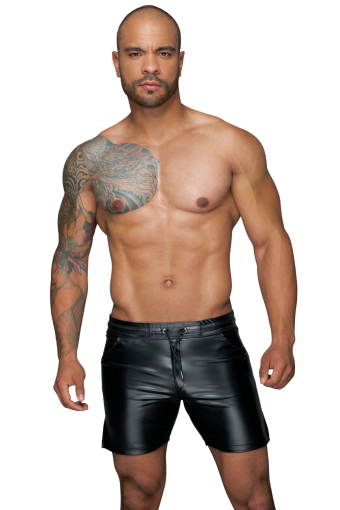 Чоловічі шорти Noir Handmade H061 Powerwetlook shorts - XL - фото