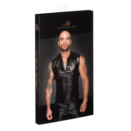 Безрукавка з капюшоном Noir Handmade H062 Hooded Shirt - S - фото №5