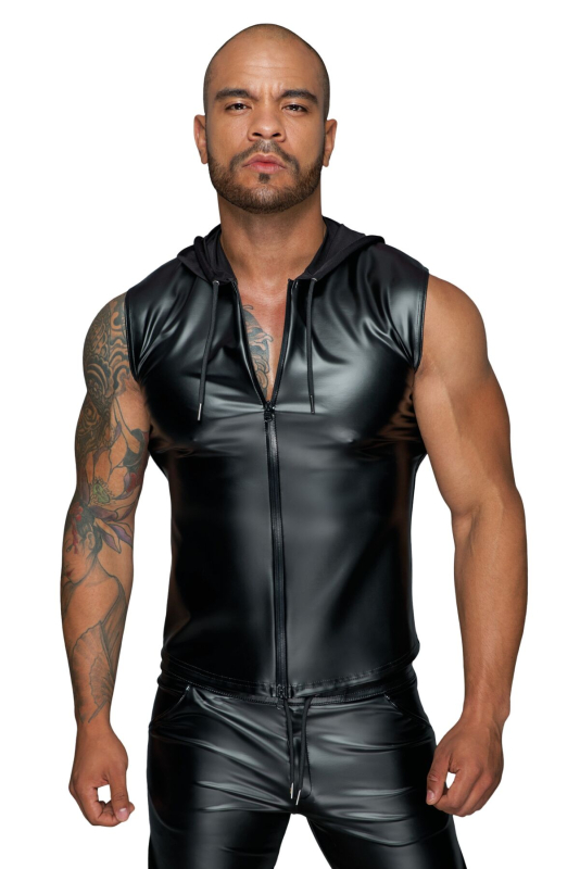 Безрукавка з капюшоном Noir Handmade H062 Hooded Shirt - L - фото