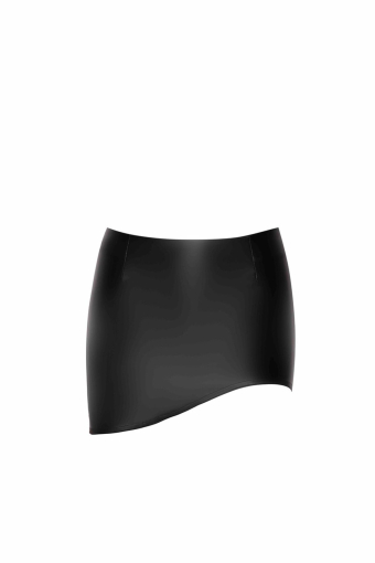 Спідниця Noir Handmade F305 Legacy wetlook mini skirt - S - фото №4