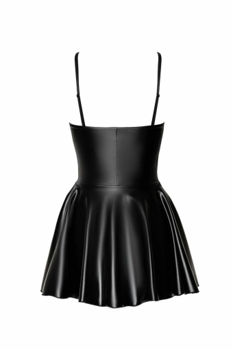Сукня Noir Handmade F308 Dreamer wetlook corset mini dress with front zipper - XXL - фото №6
