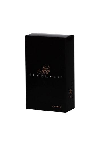 Трусики Noir Handmade P012 Wild crocodile wetlook thong with double opening - L - фото №7