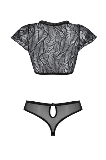 Комплект Passion LEAFA BIKINI black XXL/XXXL - ECO Passion - фото №4