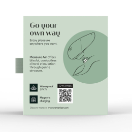 Вакуумний кліторальний стимулятор Womanizer Liberty 2 Sage - - фото №11