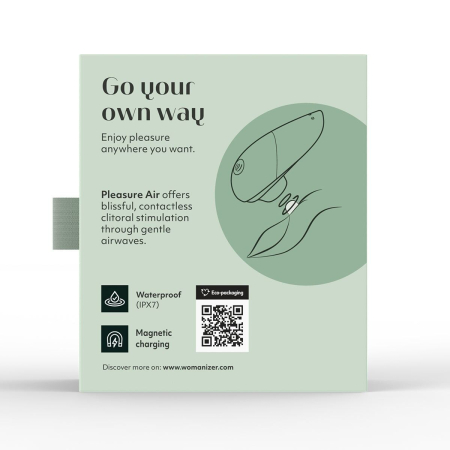 Вакуумний кліторальний стимулятор Womanizer Liberty 2 Sage №11