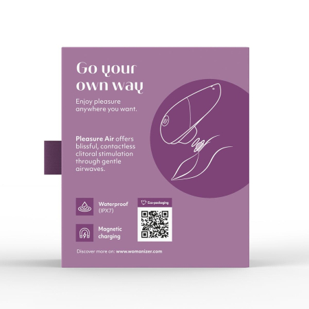 Вакуумний кліторальний стимулятор Womanizer Liberty 2 Purple - фото №11