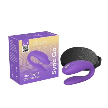 Смарт-вібратор для пар We-Vibe Sync GO Light Purple - фото №9