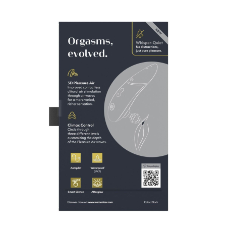 Вакуумний кліторальний стимулятор Womanizer Next Black - фото №10