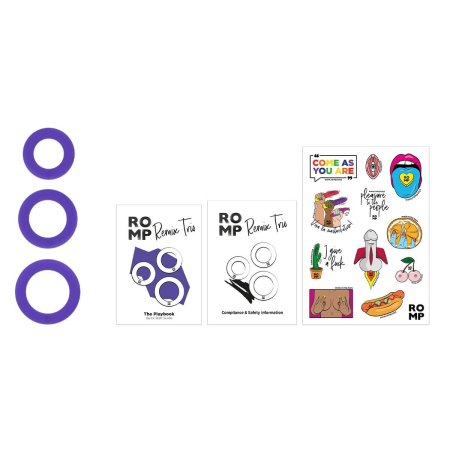 Набір ерекційних кілець Romp Remix Trio - фото №7