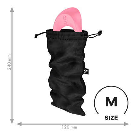 Мішечок для зберігання іграшок Satisfyer Treasure Bag M Black - фото
