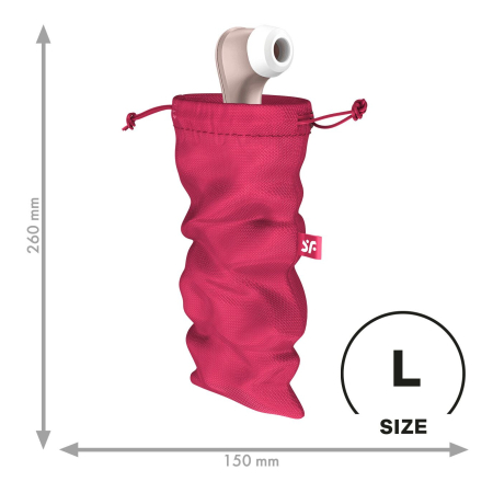 Мішечок для зберігання іграшок Satisfyer Treasure Bag L Pink - фото