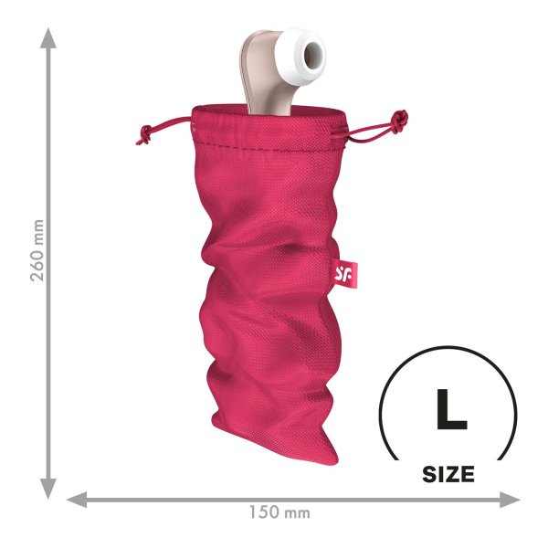 Мішечок для зберігання іграшок Satisfyer Treasure Bag L Pink - фото