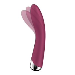 Вібратор точки G з обертанням Satisfyer Spinning Vibe 1 Red, 2 мотори - - фото №2