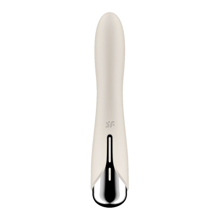 Вібратор точки G з обертанням Satisfyer Spinning Vibe 1 Beige, 2 мотори - фото №6