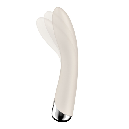 Вібратор точки G з обертанням Satisfyer Spinning Vibe 1 Beige, 2 мотори - фото №2