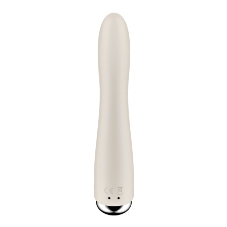 Вібратор точки G з обертанням Satisfyer Spinning Vibe 1 Beige, 2 мотори - фото №4