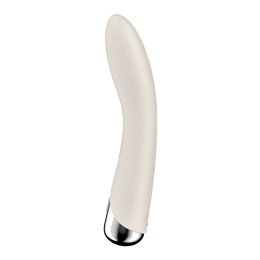 Вібратор точки G з обертанням Satisfyer Spinning Vibe 1 Beige, 2 мотори - - фото №3