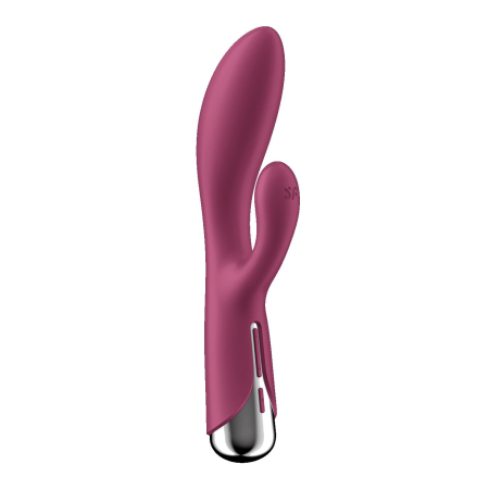 Вібратор-кролик з ротацією Satisfyer Spinning Rabbit 1 Red, 3 мотори - фото №5