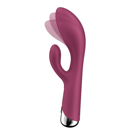 Вібратор-кролик з ротацією Satisfyer Spinning Rabbit 1 Red, 3 мотори - фото №2