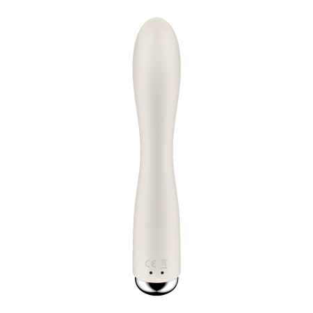 Вібратор-кролик з ротацією Satisfyer Spinning Rabbit 1 Beige, 3 мотори - фото №4