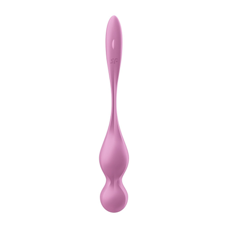 Вагінальні смарт-кульки з вібрацією Satisfyer Love Birds 1 Connect App Pink, 78 г - фото №5