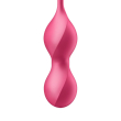 Вагінальні смарт-кульки з вібрацією Satisfyer Love Birds 2 Connect App Red, 86 г, пульт ДК - фото №4