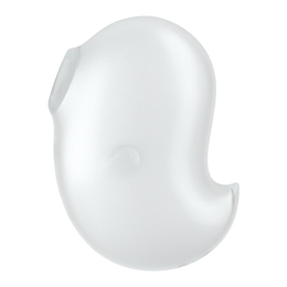 Вакуумний кліторальний стимулятор з вібрацією Satisfyer Cutie Ghost White - - фото №2
