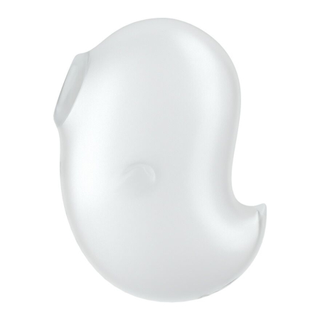 Вакуумний кліторальний стимулятор з вібрацією Satisfyer Cutie Ghost White - фото №2