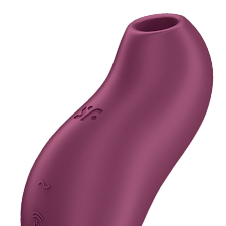 Вакуумний кліторальний стимулятор з вібрацією Satisfyer Pocket Pro 1 Purple - фото №4