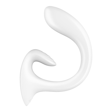 Вагінально-кліторальний вібратор Satisfyer G for Goddess 1 White, 2 мотори - фото №2