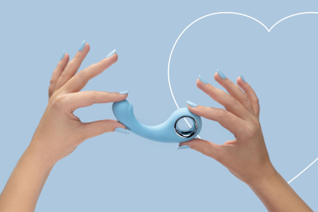 Вібратор для точки G FairyGasm BraveryAward blue - фото №9