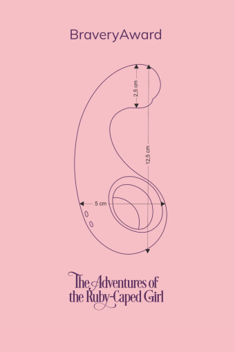 Вібратор для точки G FairyGasm BraveryAward blue - фото №10