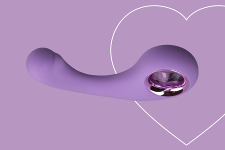 Вібратор для точки G FairyGasm BraveryAward violet - фото №10