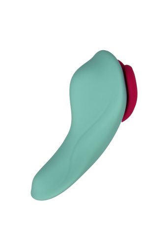 Вібратор у трусики FairyGasm HeartGem green, на магніті, пульт ДК - фото №6