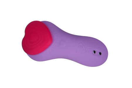 Вібратор у трусики FairyGasm HeartGem violet, на магніті, пульт ДК - фото №4