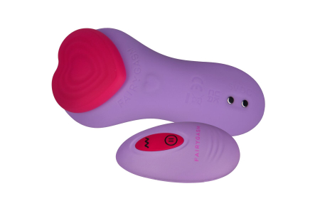Вібратор у трусики FairyGasm HeartGem violet, на магніті, пульт ДК - фото №3