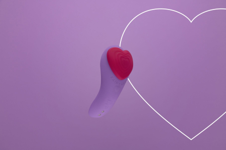 Вібратор у трусики FairyGasm HeartGem violet, на магніті, пульт ДК - фото №9