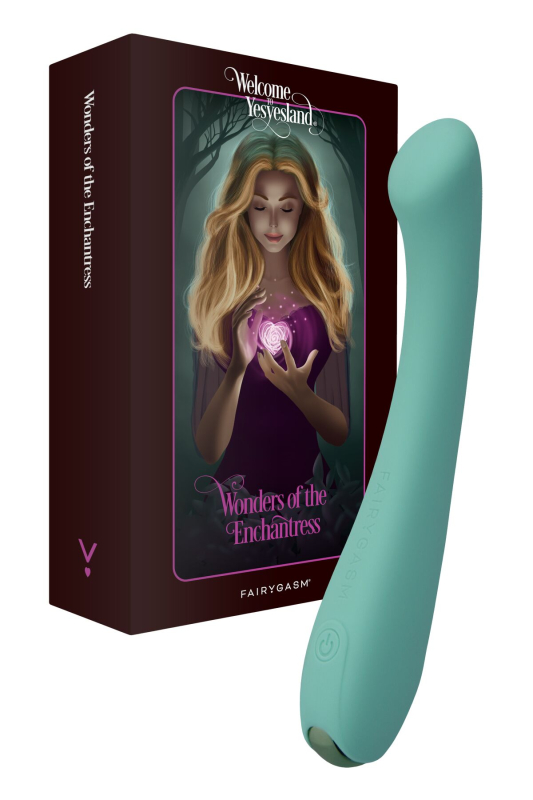 Вібратор для точки G FairyGasm MerryWand green - фото