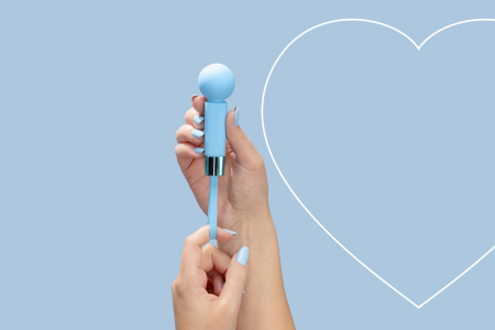 Мінівібромасажер FairyGasm Pearlstasy blue - фото №6