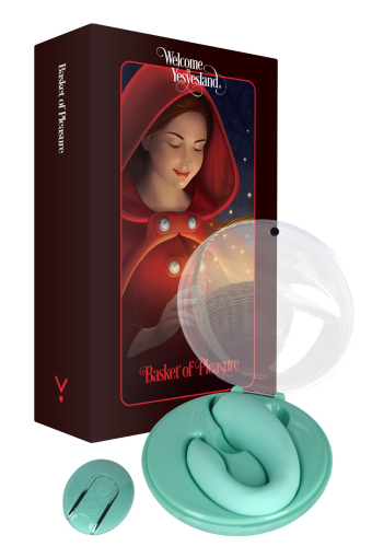 Вібратор для пар FairyGasm PleasureBerry green, зарядний кейс, пульт ДК - фото №8