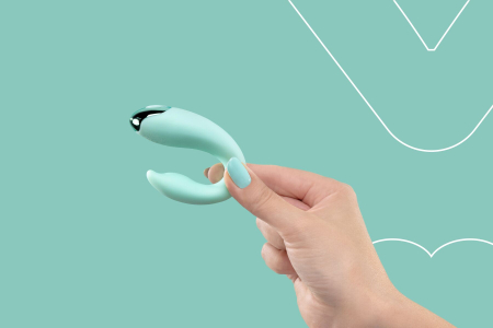 Вібратор для пар FairyGasm PleasureBerry green, зарядний кейс, пульт ДК - фото №10