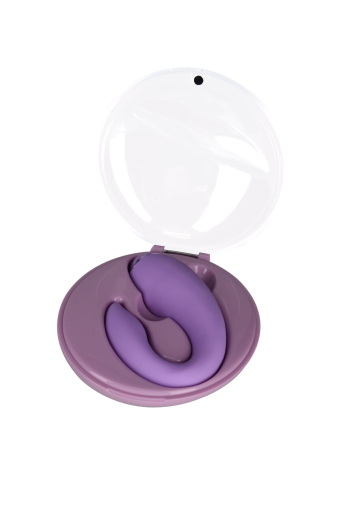 Вібратор для пар FairyGasm PleasureBerry violet, зарядний кейс, пульт ДК - фото №3