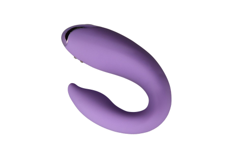 Вібратор для пар FairyGasm PleasureBerry violet, зарядний кейс, пульт ДК - фото №2