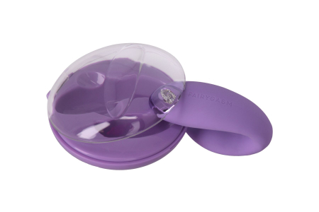 Вібратор для пар FairyGasm PleasureBerry violet, зарядний кейс, пульт ДК - фото №5